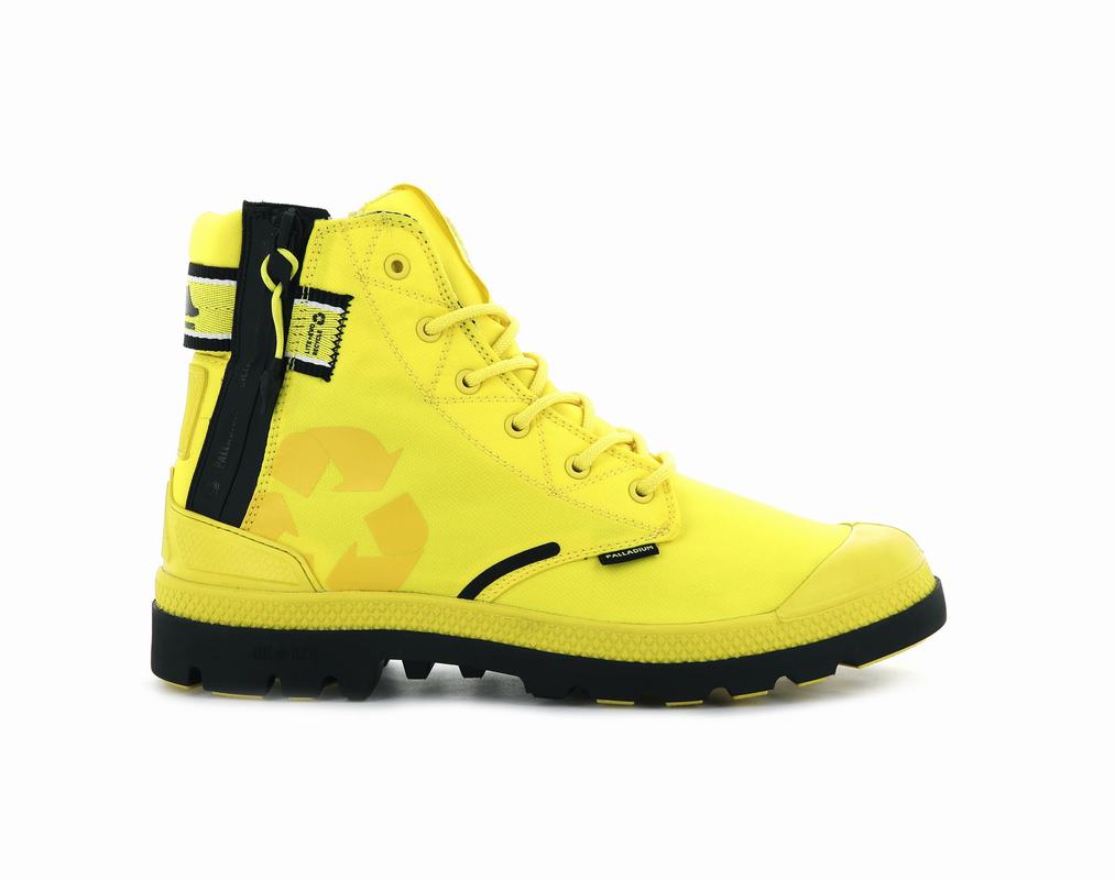 Palladium Evo Lite+ Rcycl Wp+ Mens Waterproof Boots Yellow Australia [TSPHBZ-750]